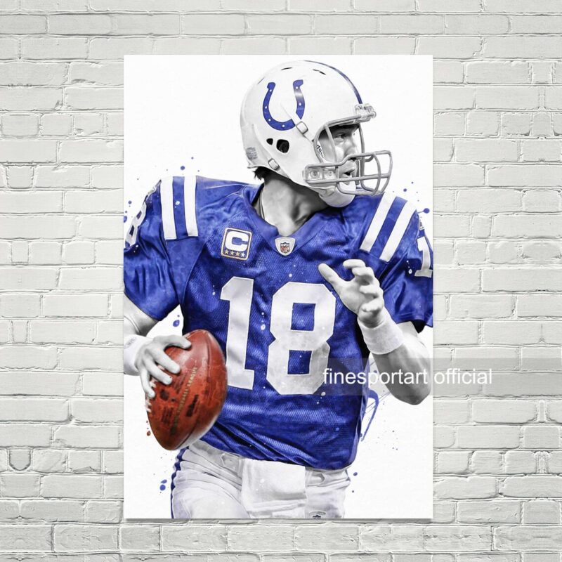 Peyton Manning Indianapolis Poster