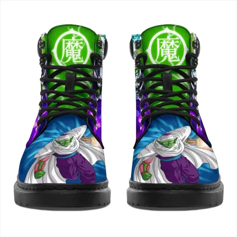 Piccolo Dragon Ball Boots Timbs Custom Anime Working Boots Leather Boots Timber Motorcycle Boots 2