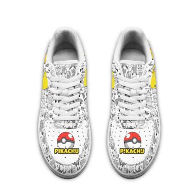 Pikachu Sneakers Pokemon Shoes Fan Gift Idea Air Force 1 Sneakers 1