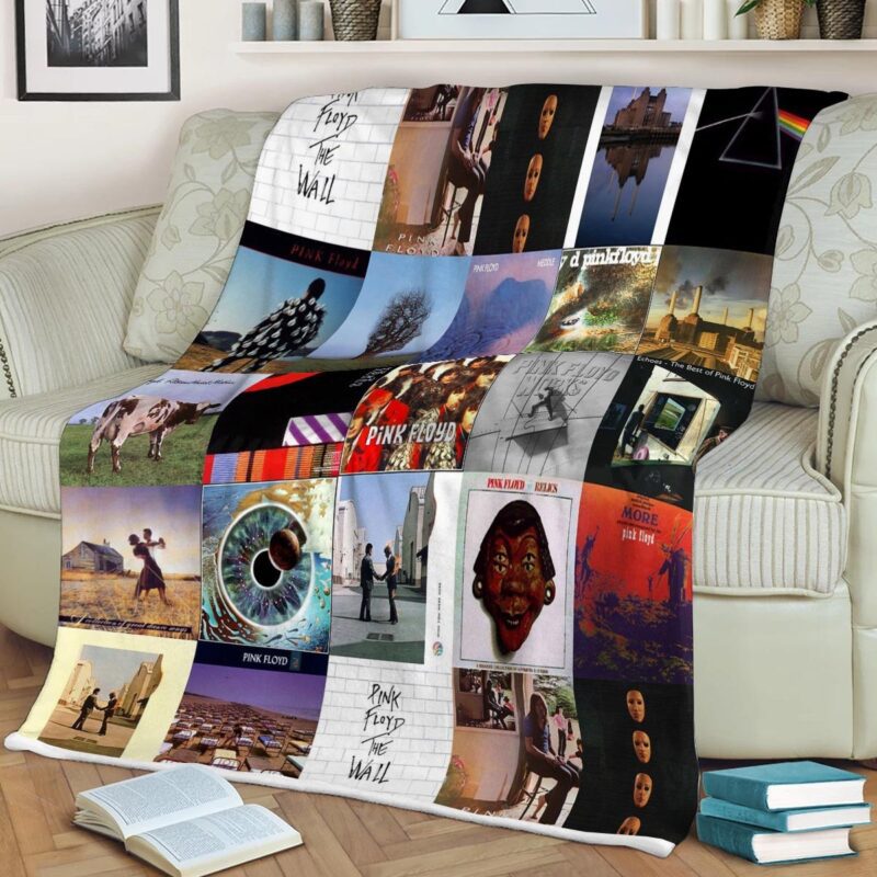 Pink Floyd Albums Cover Comfy Sofa Throw Blanket Gift