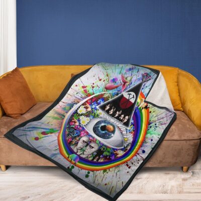 Pink Floyd Rock Band Fan Gift, Pink Floyd Collage of Their Posters Comfy Sofa Throw Blanket Gift 2 Pink Floyd Rock Band Fan Gift Pink Floyd Collage of Their Posters Comfy Sofa Throw Blanket Gift 2