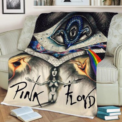 Pink Floyd Rock Band Gift For Lover A Pink Floyd Tribute Comfy Sofa Throw Blanket Gift 2