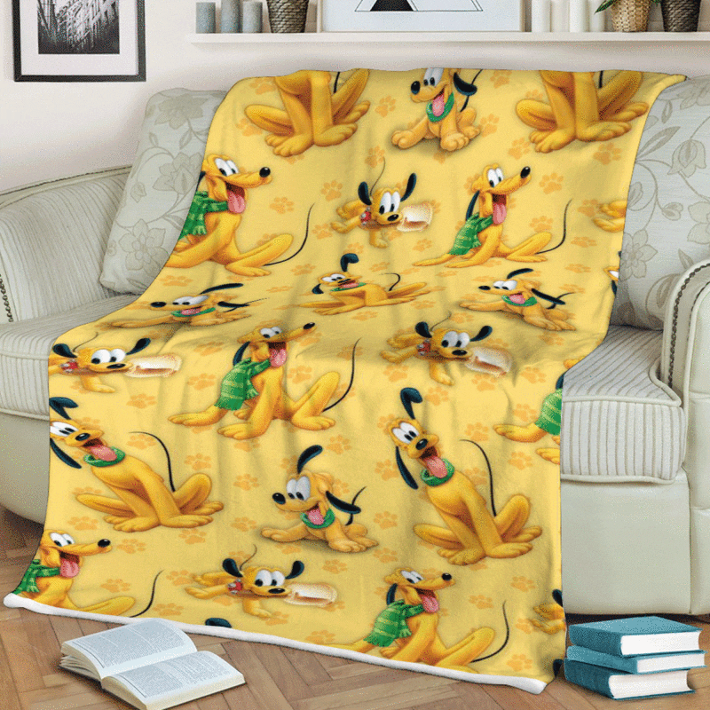 Pluto Disney Gift For Fan Comfy Sofa Throw Blanket Gift