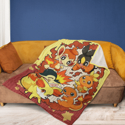 Pokémon Gift For Fan Comfy Sofa Throw Blanket Gift