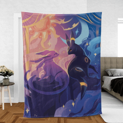 Pokémon Go Eevee Evolution Games Ver6 Christmas Gifts Lover, Pokémon Gift For Fan Comfy Sofa Throw Blanket Gift 1 Pokémon Gift For Fan Comfy Sofa Throw Blanket Gift