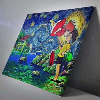 Ponyo Starry Night Studio Ghibli Canvas Poster Print Wall Art Decor 1 Ponyo Starry Night Studio Ghibli Canvas Poster Print Wall Art Decor 1