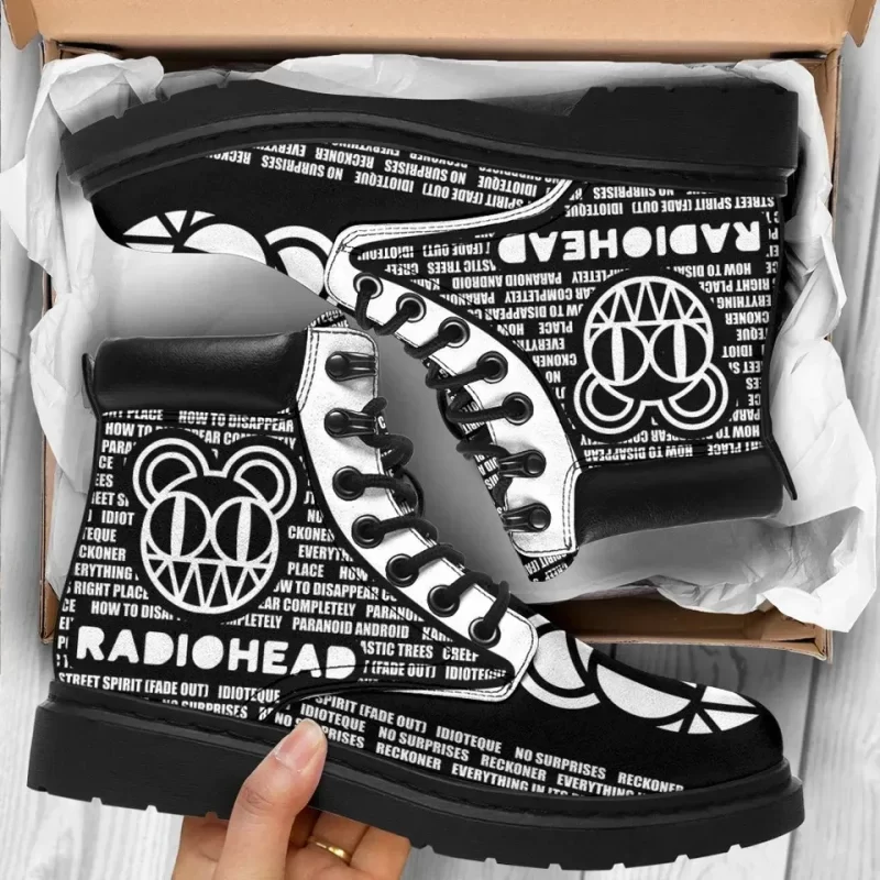 Radiohead Boots Shoes Amazing For Music Fan