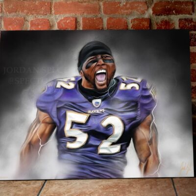 Ray Lewis "Gridiron Legend" Canvas Prints - Wall Art Decor