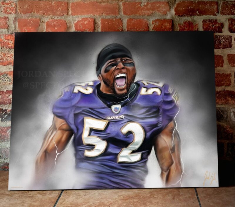 Ray Lewis "Gridiron Legend" Canvas Prints - Wall Art Decor
