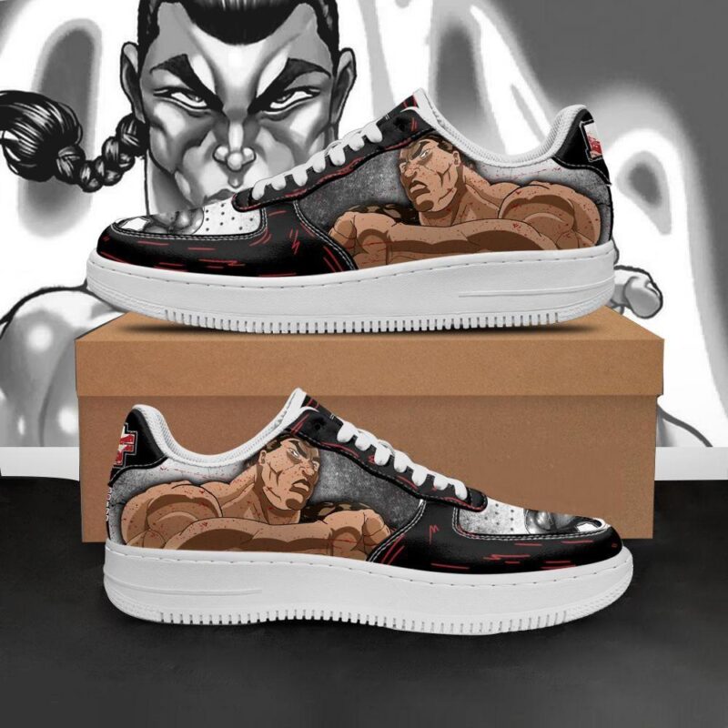 Retsu Kaio Sneakers Baki Custom Anime Shoes Air Force 1 Sneakers