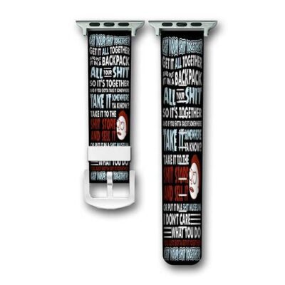 Rick and Morty Get Your Shit Together Custom Apple Watch Band Genuine Wrist Band Replacement