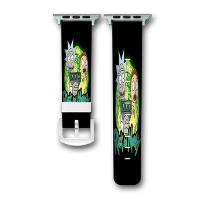 Rick and Morty New Custom Apple Watch Band Genuine Wrist Band Replacement