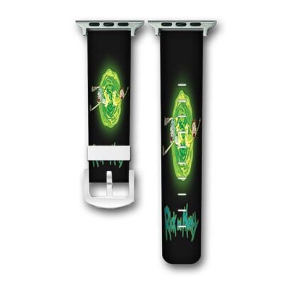 Rick and Morty Out of The Portal Custom New Apple Watch Band Genuine Wrist Band Replacement