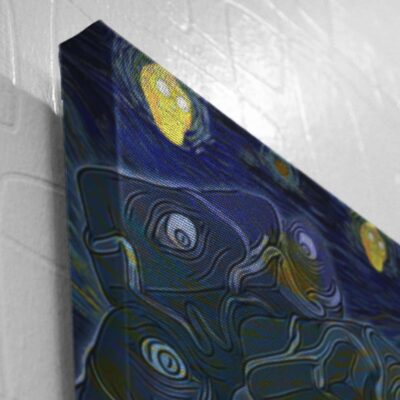 Rick and Morty Starry Night Canvas Poster Print Wall Art Decor 2