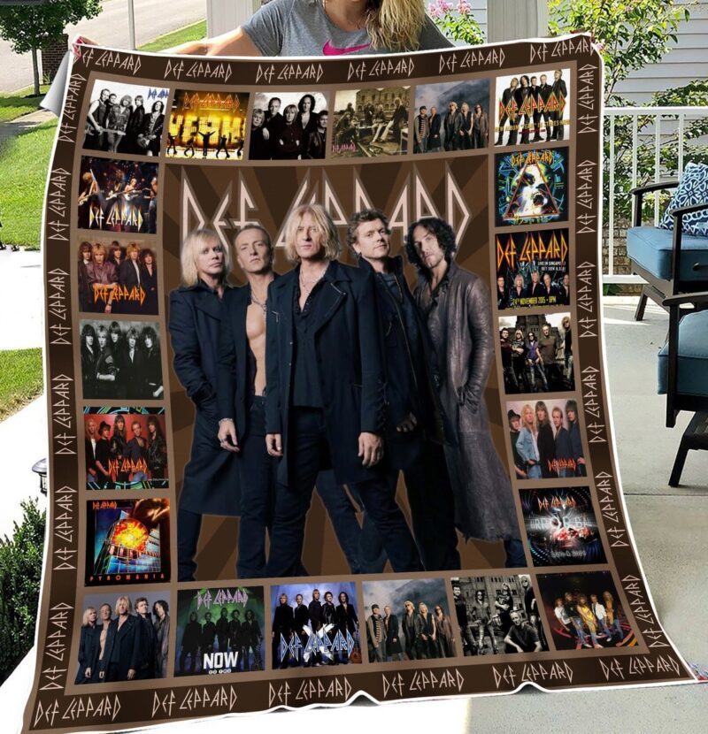 Rock Band Def Leppard Blanket