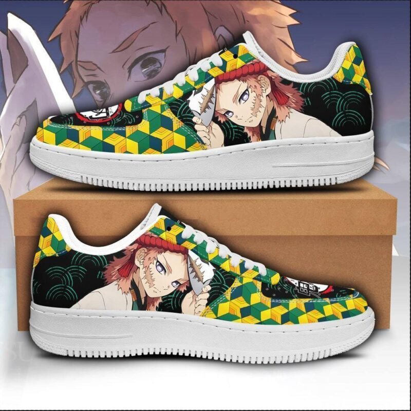 Sabito Sneakers Custom Demon Slayer Anime Shoes Fan Air Force 1 Sneakers