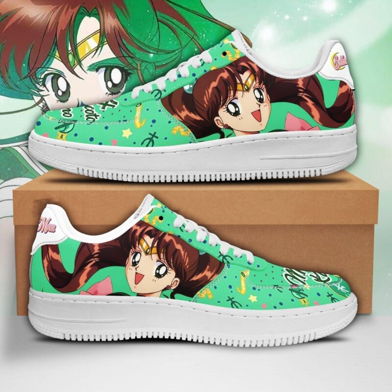 Sailor Jupiter Sneakers Sailor Moon Anime Shoes Fan Gift Air Force 1 Sneakers