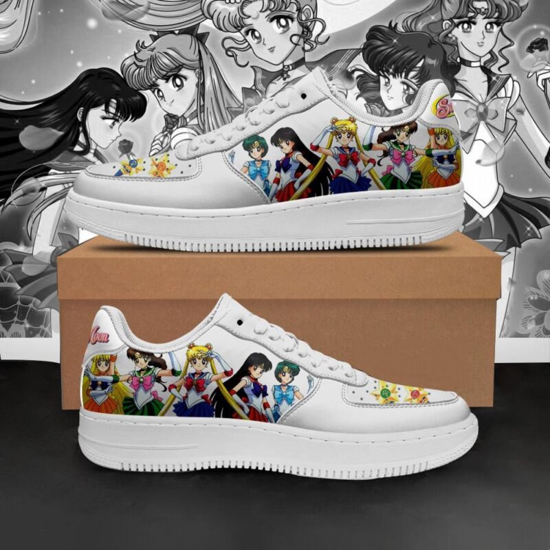 Sailor Moon Shoes Custom Anime Air Force 1 Sneakers