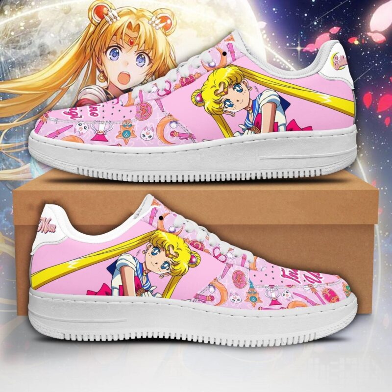 Sailor Moon Sneakers Sailor Moon Anime Shoes Fan Gift Air Force 1 Sneakers