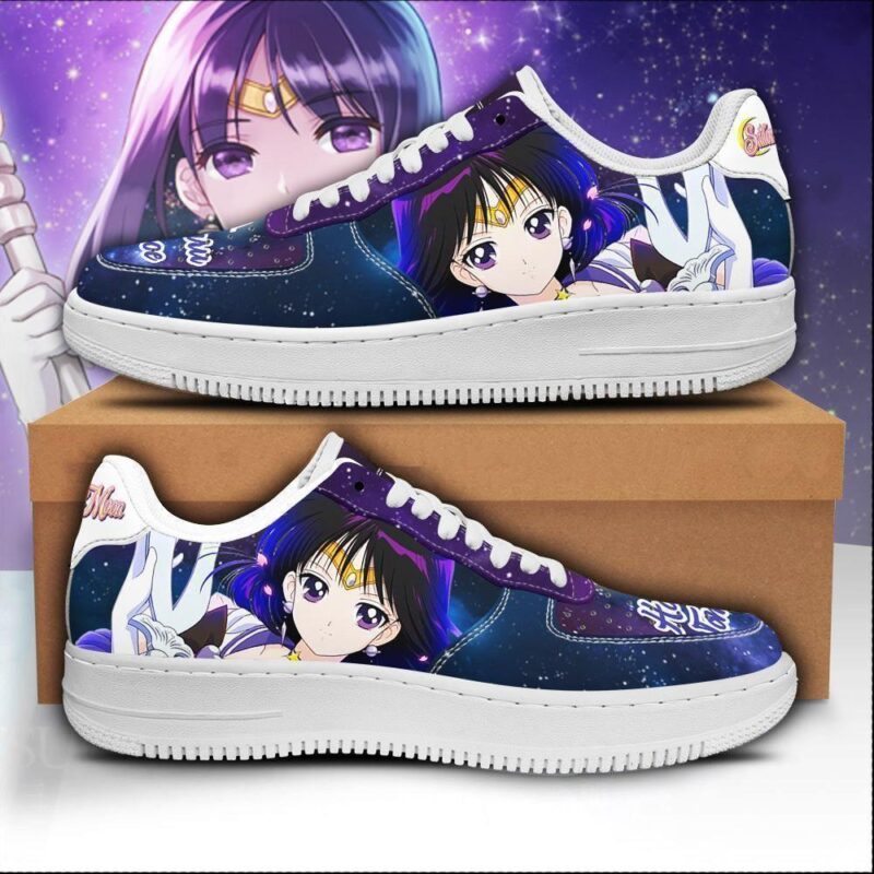 Sailor Saturn Sneakers Sailor Moon Anime Shoes Fan Gift Air Force 1 Sneakers