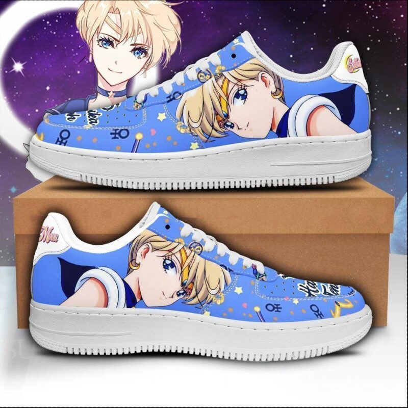 Sailor Uranus Sneakers Sailor Moon Anime Shoes Fan Gift Air Force 1 Sneakers