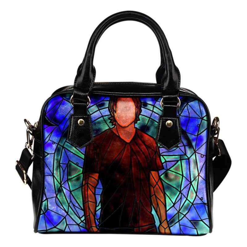 Sam Supernatural Stained Glass Lady Leather Shoulder Hand Bag SB0094