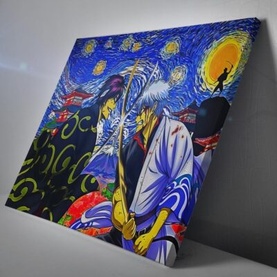 Samurai Warriors Gintama Starry Night Canvas Poster Print Wall Art Decor 1 Samurai Warriors Gintama Starry Night Canvas Poster Print Wall Art Decor 1