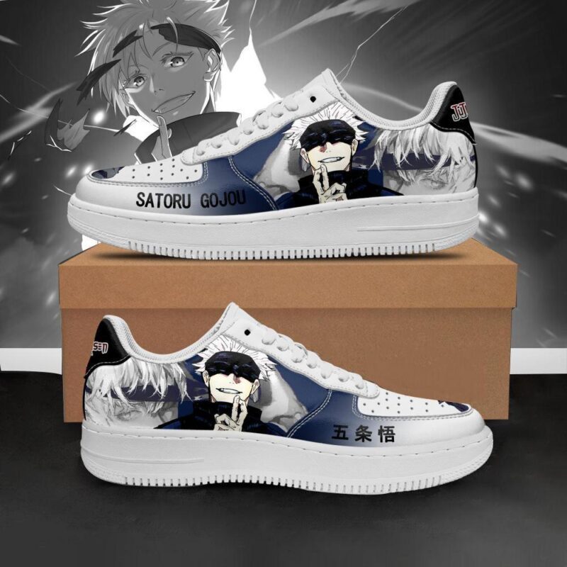 Satoru Gojou Jujutsu Kaisen Air Force 1 Sneakers Custom Anime Shoes