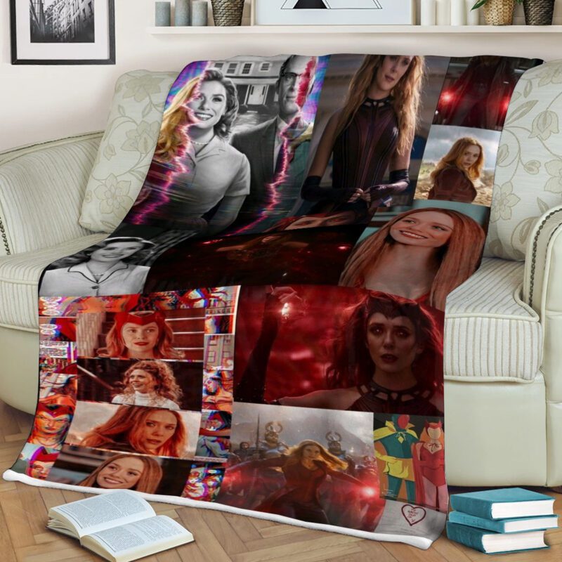 Wanda Maximoff Marvel Comics Comfy Sofa Throw Blanket Gift