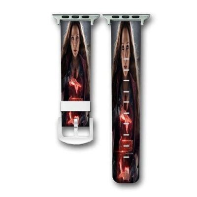 Scarlet Witch The Avengers Custom Apple Watch Band Genuine Wrist Band Replacement