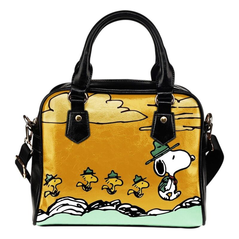 Scout Snoopy Lady Leather Shoulder Hand Bag SB0084