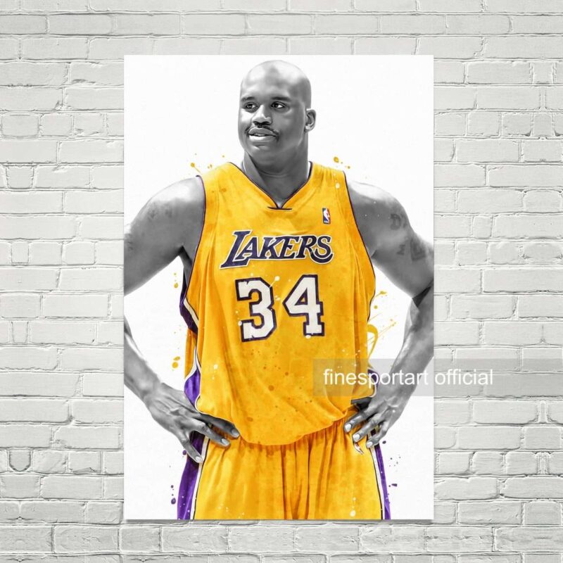 Shaquille O'Neal Los Angeles (V.3) Poster