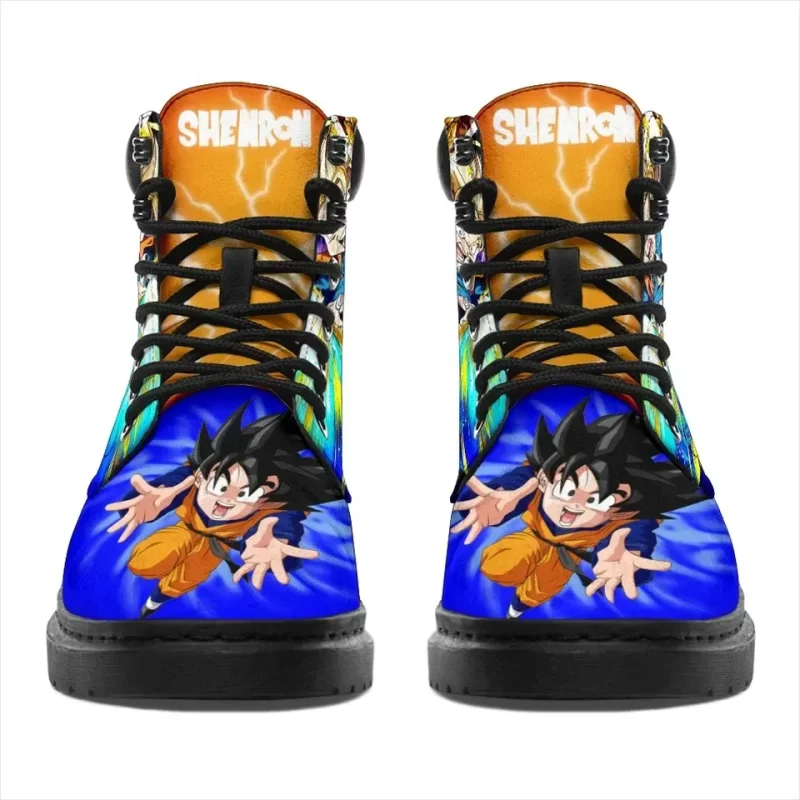 Shenron Dragon Ball Boots Shoes Custom Anime Working Boots Leather Boots Timber Motorcycle Boots 2