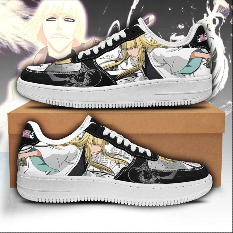 Shinji Hirako Sneakers Bleach Anime Shoes Fan Gift Idea Air Force 1 Sneakers