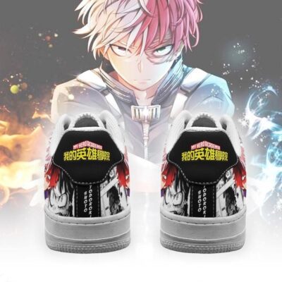 Shoto Todoroki Air Shoes Custom My Hero Academia Anime Shoes For Fan Air Force 1 Sneakers 2