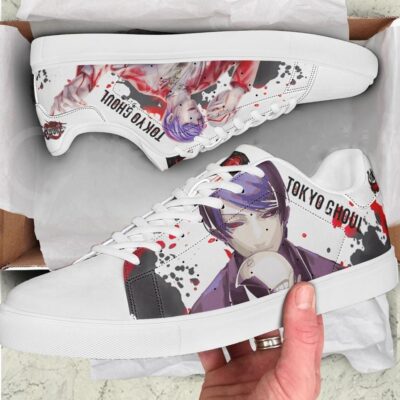 Shuu Tsukiyama Tokyo Ghoul Low Top Leather Stan Smith Shoes SST1436 1 Tennis Shoes
