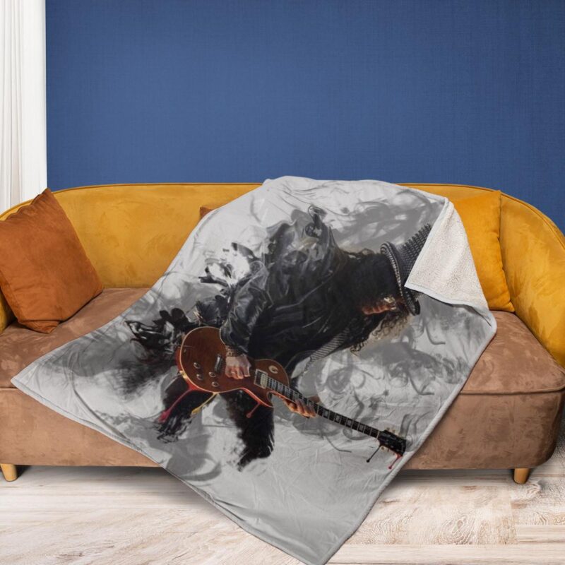 Saul Hudson Slash Comfy Sofa Throw Blanket Gift