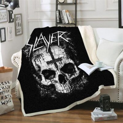 Slayer Music Band Fleece Blanket