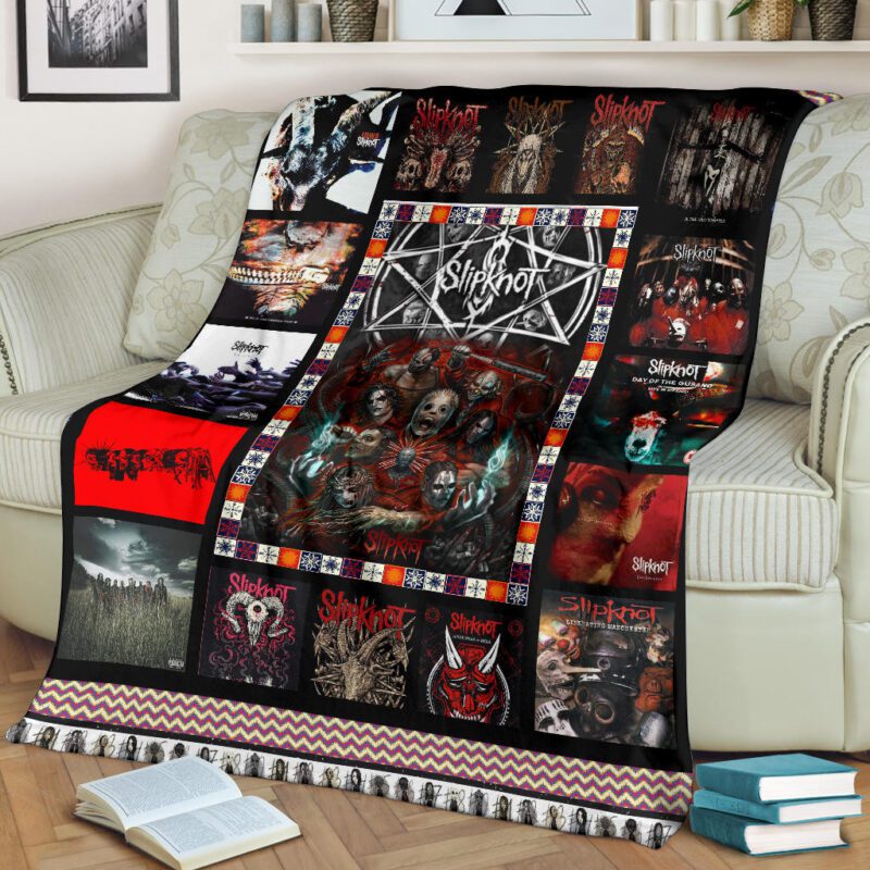 Slipknot Band Rock Thank You For The Memories 588 Gift Lover Premium Comfy Sofa Throw Blanket Gift