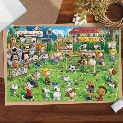 Snoopy Charlie Brown Football Festival The Peanuts Cartoon 3 Gifts Lover Jigsaw Puzzle Game,Snoopy The Peanuts Fan Gift,Snoopy The Peanuts Lover Gift