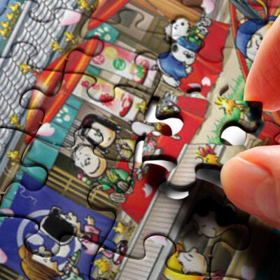 Snoopy Cherry Blossom Festival The Peanuts Cartoon 12 Gifts Lover Jigsaw Puzzle GameSnoopy The Peanuts Fan GiftSnoopy The Peanuts Lover Gift 4
