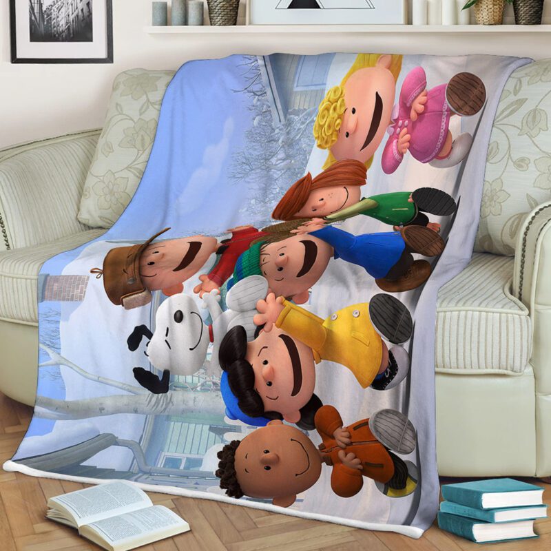 Snoopy Fleece Blanket Gift For Fan