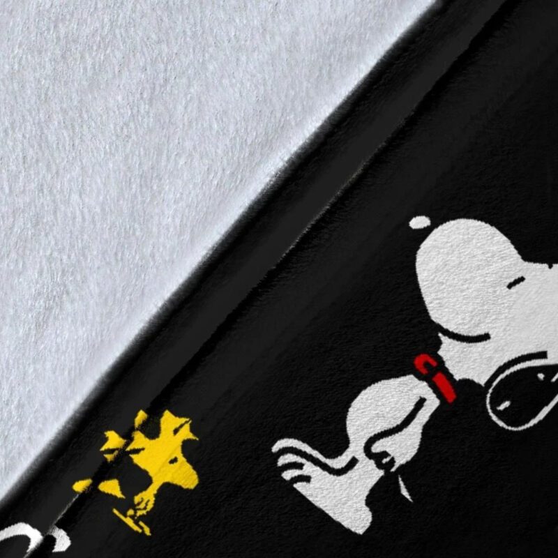 Snoopy Friendship With Woodstock Fleece Blanket Snoopy Peanuts Comfy Sofa Throw Blanket 2