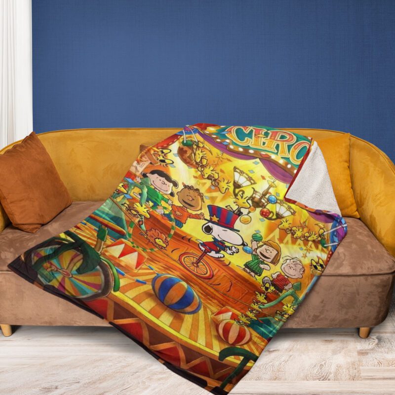 Snoopy Peanuts Friends 2 Fan Gift Snoopy Peanuts Friends Gift For Fan Comfy Sofa Throw Blanket Gift 2