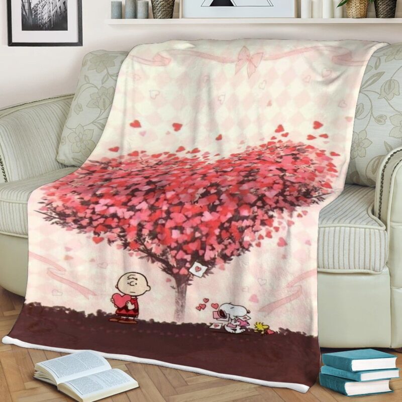 Snoopy Peanuts & Friends Happy Valentine's Day 2 Fan Gift