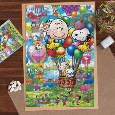 Snoopy The Peanuts Jigsaw Puzzle Game, Snoopy Charlie Brown and Friends Gift, Snoopy Park Gift