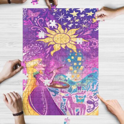So Beautiful Rapunzel Tangled Cartoon Disney Gifts Lover Jigsaw Puzzle GameRapunzel Tangled Fan Gift 2