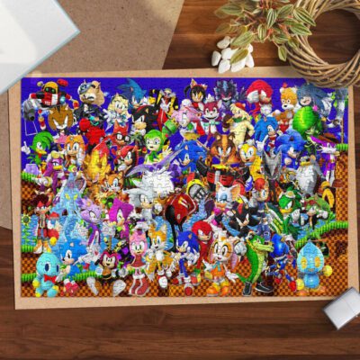 Sonic the Hedgehog Characters Jigsaw Puzzle Game