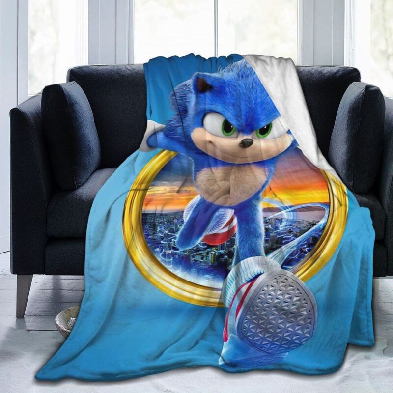 Sonic the Hedgehog Movie Fleece Blanket