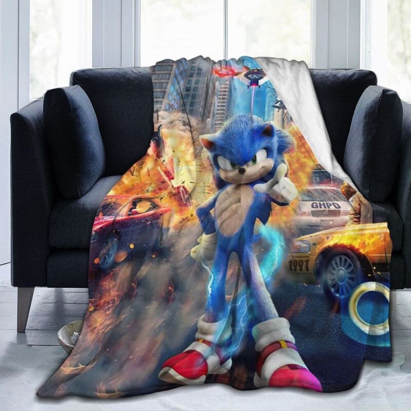 Sonic the Hedgehog Movie Fleece Blanket